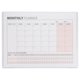 thumbnail image 1 of Desk Blank Calendar Sheet Monthly Planner Notepad Blank Calendar Planning Notepad, 1 of 2