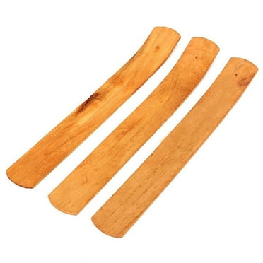 BETTERLIFE 10'' Natural Plain Wood Wooden Incense Stick Ash Catcher Holder Burner Supp P3D7