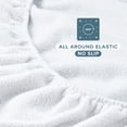 thumbnail image 6 of Bare Home Cozy Fleece Fitted Sheet - Extra Plush Polar Fleece - Deep Pocket Bed Sheet - Full, White, 6 of 7