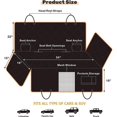 thumbnail image 3 of Waterproof Pet Car Seat Cover Dog Safety Protector Mat Rear Back Seat Hammock, 3 of 5