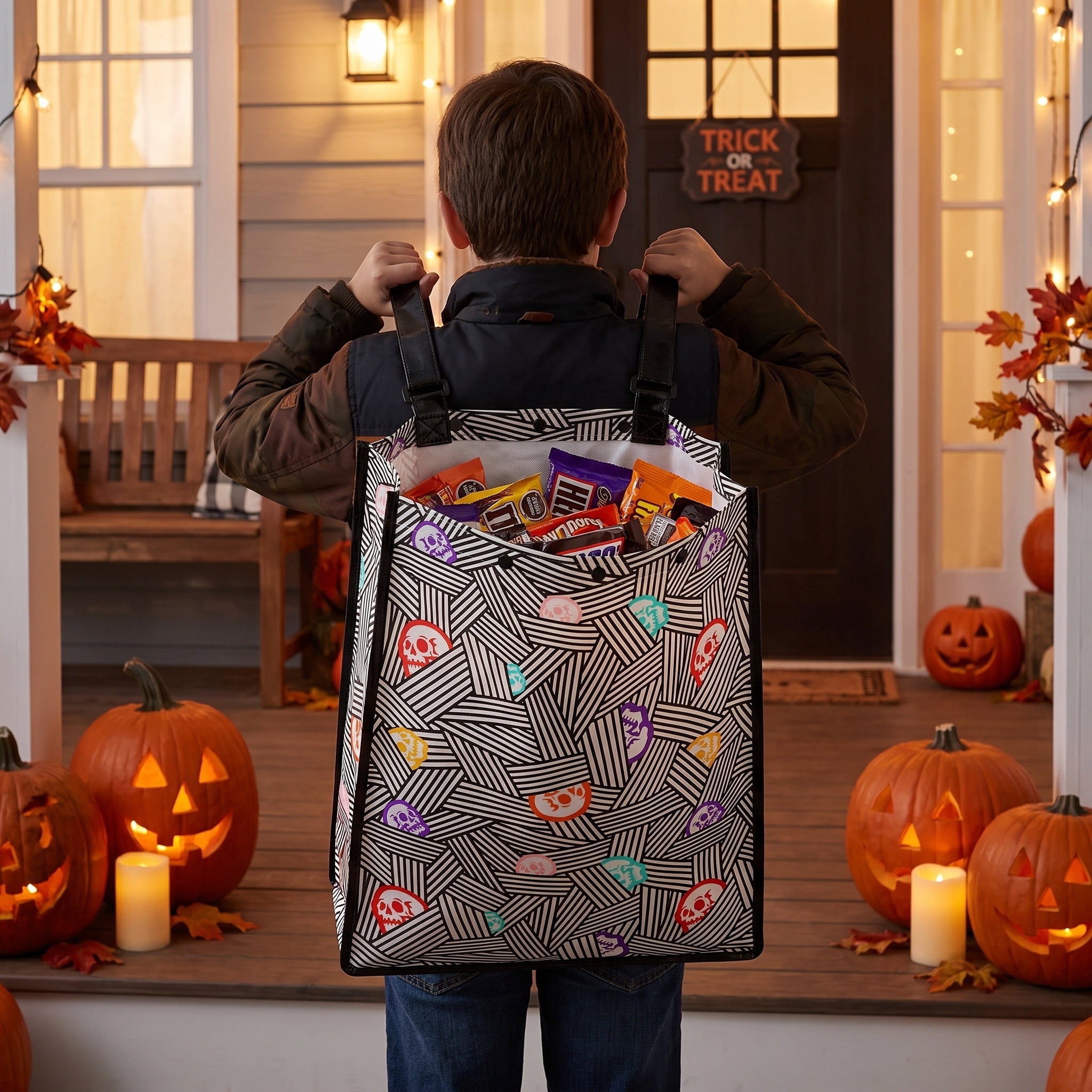 Skull Trick-or-Treat Backpack, Multicolor, Halloween by Way To Celebrate