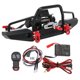 thumbnail image 3 of Parachoques Delantero, Cabrestante De Parachoques Delantero RC, Parachoques Todoterreno Con Control Remoto De Cabrestante Para Redcat 1/10 Para Axial SCX10 Para Traxxas TRX4 YLSHRF 1/10 Front Bumper with Winch Remote Control, 3 of 8