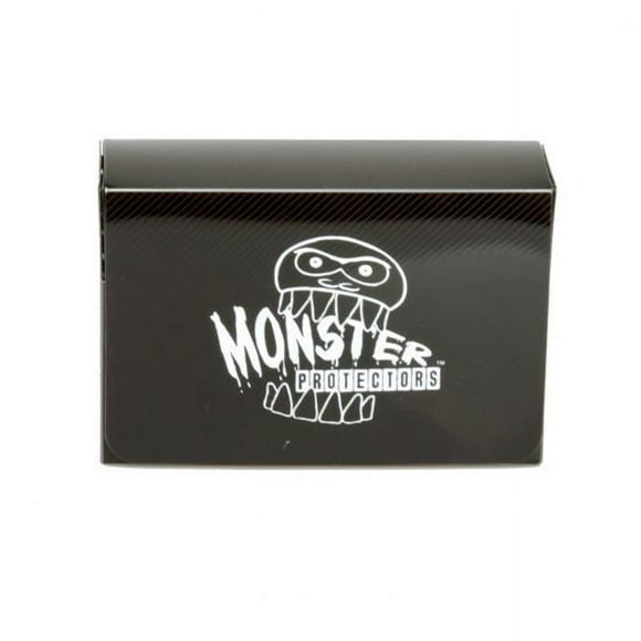 Monster Protectors MONCDB788 Très Grand Double Deck Box, Noir