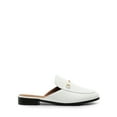 thumbnail image 2 of BURUDANI Women Buckle Backless Flats Mules Slip-On Dressy Casual Loafer Slides Comfort Shoes, 2 of 7