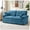 Blue, variant on FLOGUOR 84" Modular Loveseat Sofa Couch for Small Spaces, Cloud Couch with Deep Seat, Modern Upholstered 2-Seater Sofa with Pillows for Apartment, Office, Bedroom Green