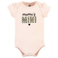 thumbnail image 4 of Hudson Baby Infant Girl Cotton Bodysuit, Pant and Shoe Set, Leopard Hearts, 0-3 Months, 4 of 5