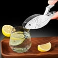 thumbnail image 2 of Lemon Juicer Manual Fruit Squeezer for Orange Lime Pomegranate Portable Fish-Shaped Hand Juicer for Cooking Cocktails, 2 of 8