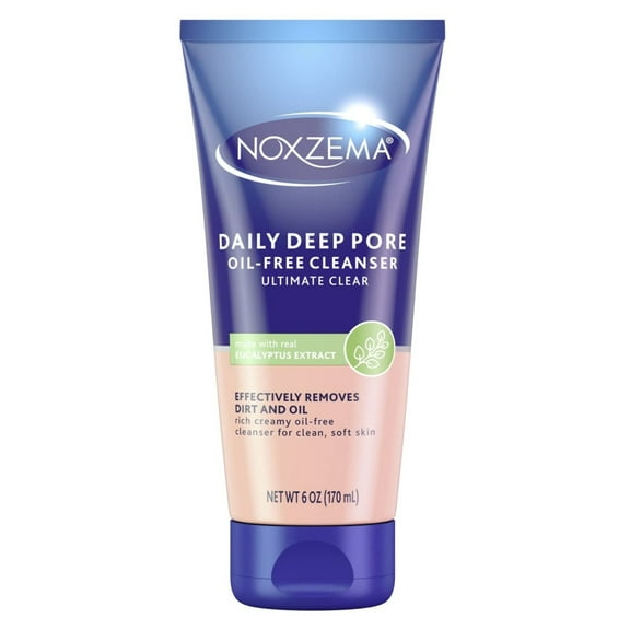 Noxzema Daily Deep Pore Oil- Free Cleanser Ult-Clear 6oz (Pack of 3)
