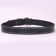 thumbnail image 4 of Jiibva Unisex Red Heart Goth Belts Punk Studded Rivet Waist Belt Y2K Western PU Leather Belts, 4 of 7