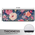 thumbnail image 5 of Kitchen Rugs Sets Of 2,Pioneer Flower Floral Print Pattern Anti Fatigue Kitchen Mat Rugs Non Slip Washable,Decorative Kitchen Floor Mats for Kitchen,Sink,Laundry,17"x47"+17"x47", 5 of 5
