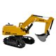 thumbnail image 4 of 1:24 Juguete de Camiones de Construcción de Simulación Modelo de Excavadora de telemando con Luz Sonido de Diversión para CUTICAT Juguete de los mini excavadores de los cabritos, 4 of 8