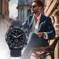 thumbnail image 1 of Pisexur Belleza Maquillaje Reloj mecánico inspirado en carreras de silicona perforada para hombre, reloj deportivo para estudiantes y profesionales.para mujeres y hombres, 1 of 7