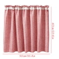thumbnail image 3 of Feledorashia Cabinet Curtain, Short Cupboard Cover, Decorative Privacy Panel for Open Shelving Kitchen Cabinet Utility Nook and Storage Area, Soft Fabric Panel with Gathered Top Edge and Hooks, 3 of 6
