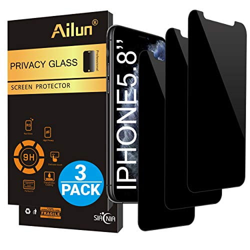 Ailun Privacy Screen Protector Compatible With Iphone 11 Pro X Xs 5 8 Inch 3pack Anti Spy Anti Glare Tempered Glass Compatible With Iphone 11 Pro X Xs Anti Scratch Case Friendly Walmart Com<script async src=