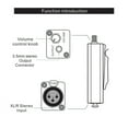 thumbnail image 3 of Power Amplifier,Band Creation Converter And Play Converter Xlr To 3.5mm Audio Ear Monitor Amplifier Portable Xlr To 3.5mm Ear Amplifier Converter And Play Band In-ear Monitor Amplifier Dsfen, 3 of 7