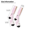 thumbnail image 5 of Fotbe Aerial Yoga for Unicorn print Women's Men's Novelty Crew Socks Cotton Socks Knee High Socks for Walking,Running,Nurses,Pregnancy, 5 of 9