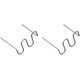 thumbnail image 1 of 500 uds, varillas de soldadura,grapadora de plástico para soldadura en caliente, reparación de parachoques de coche, grapas onduladas precortadas de 0,8 Mm, 1 of 2