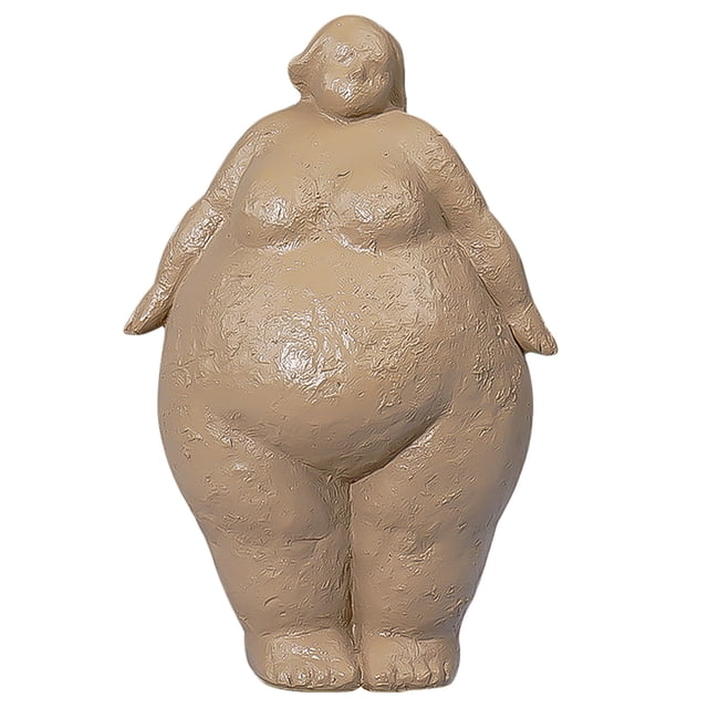 Bonita figura femenina gorda, regalo de Navidad, figura de Yoga para mujer, decoración del hogar para el dormitorio