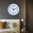 thumbnail image 3 of Oiur Round Wall Clock Simple Style High-precision Battery Operated Easy-to-Read Non-Ticking Quartz Clock Wall Decor,Grey, 3 of 7