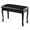 Black, variant on Giantex Piano Bench Stool, Heavy Duty Piano Duet Seat w/Padded Cushion, Music Storag & Solid Wooden Legs, Brown