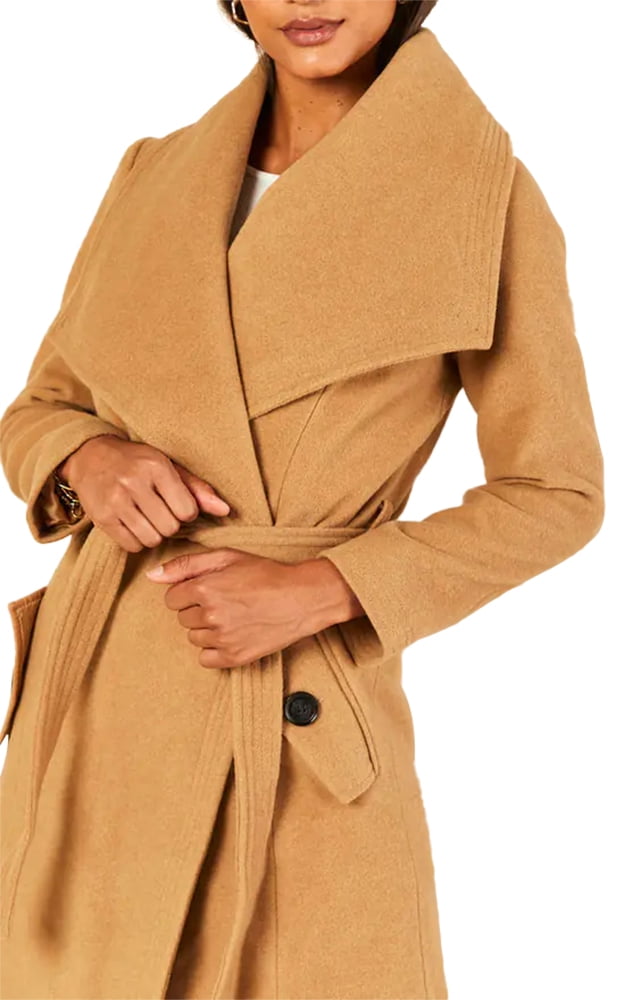 Lipsy camel store wrap coat
