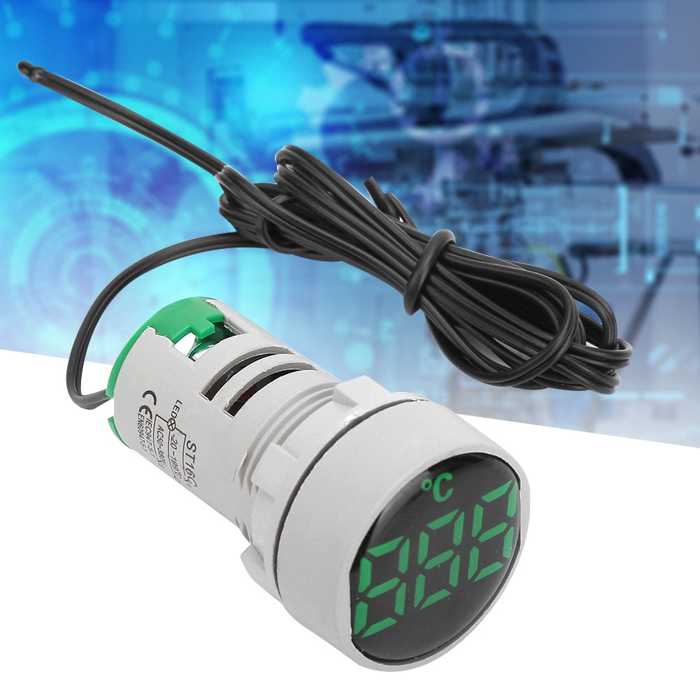 TED Thermometer, 0.5W MutiColor Optional Temp Measuring Meter