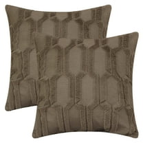 Unique Bargains Solid Color Plush Throw Pillow Covers Grey 16" x 16"