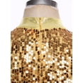 thumbnail image 5 of renvena Women Liturgical Praise Tunic Overlay Dress Lyrical Dance Contemporary Worship Gold L, 5 of 7