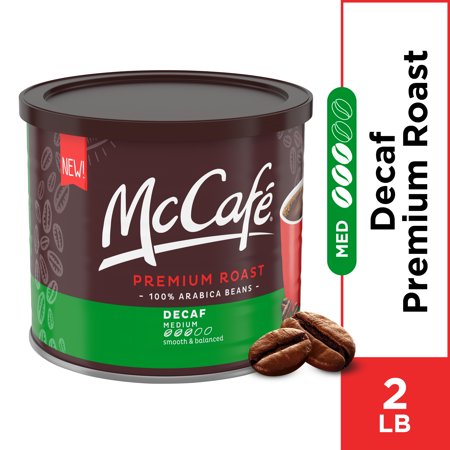 McCafe Premium Roast Medium Decaf Ground Coffee ...