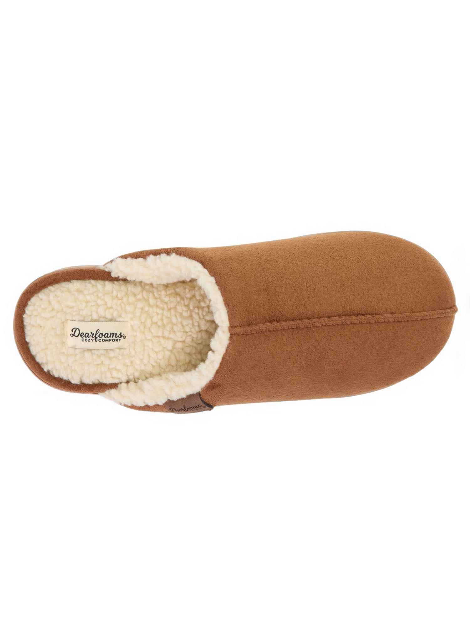 Dearfoams Cozy Comfort Men's Jeremiah Scuff Slippers Sizes 7-14
