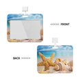 thumbnail image 2 of Naloa Beach Starfish Shell Card Badge Holder Work Badge Sleeve for Office, School, Factory, ID Credit Cards, Driver Licenses and Passes, 2 of 7
