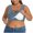 Light Blue-AAs, variant on GHIIYER Plus Size Tank Top with Built in Bras for Women Solid Color Padded Wirefree Bra Top Size L