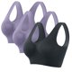 thumbnail image 1 of Fiudx Sujetador Deportivo Sin Aros, Sin Costuras, para Yoga, con Almohadillas Extraíbles, para Verano, para Uso Diario, para Fitness, Ligero, Suave y Comodo., 1 of 4
