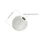 thumbnail image 4 of 10 piezas de cuentas de bola redondas, cuentas espaciadoras plateadas plateadas, suministros de joyería hechos a mano, accesorios para hacer Ropa, zapatos y accesorios Miscelánea Oro Blanco 6MM Qarigey AP010775-04B, 4 of 6