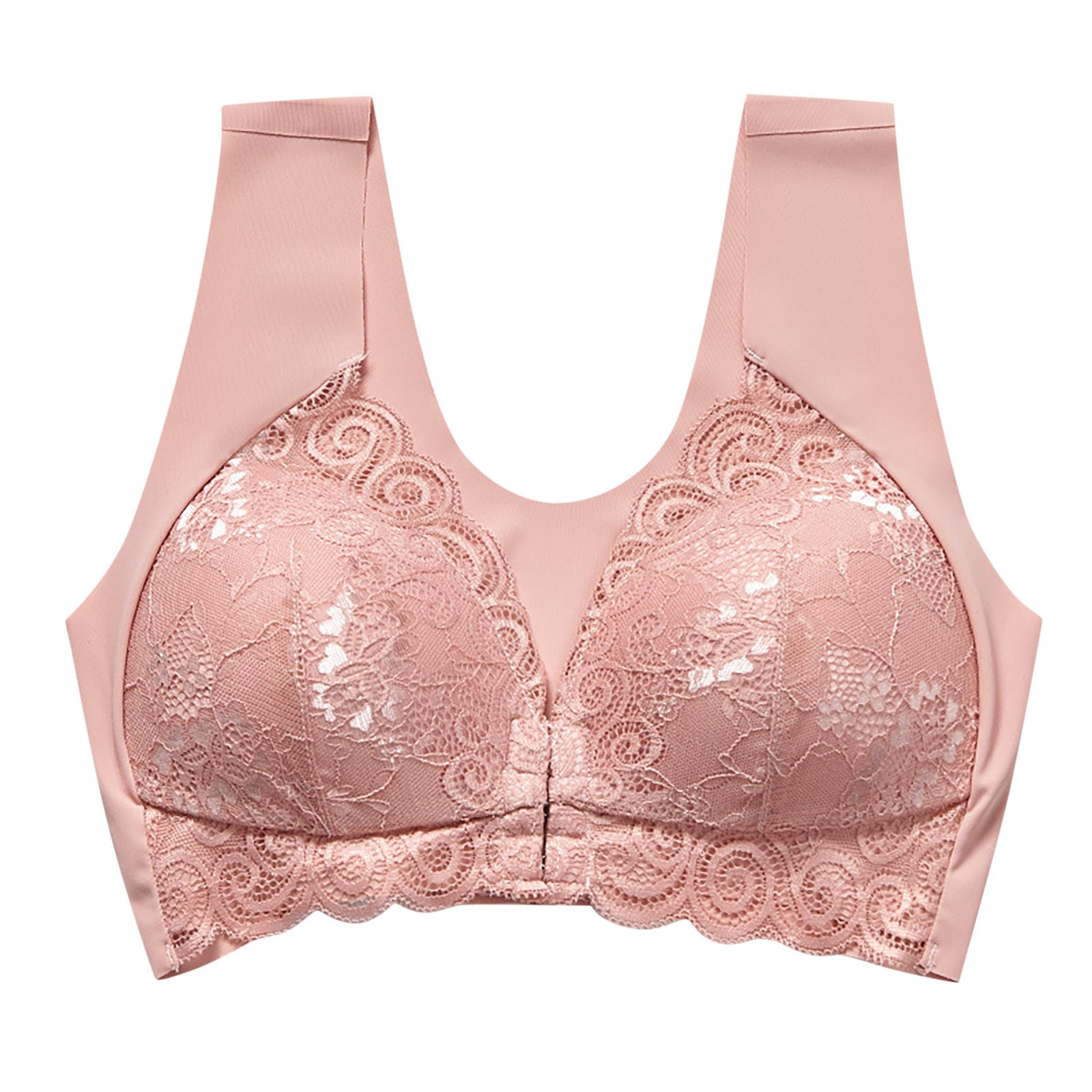 Women's Everyday Wear Wireless Bra Sexy Skimpy Bras Comfy Seamless Plain  for Everyday Comfort Push Up Bras for Women Wine : : Clothing,  Shoes & Accessories