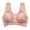 A Pink, variant on Fanxing Front Closure Bras for Women Comfort Push Up Bra No Underwire Padded Wireless Supportive Adjustable Bralette Bra M,L,XL,XXL,XXXL,XXXXL,XXXXXL