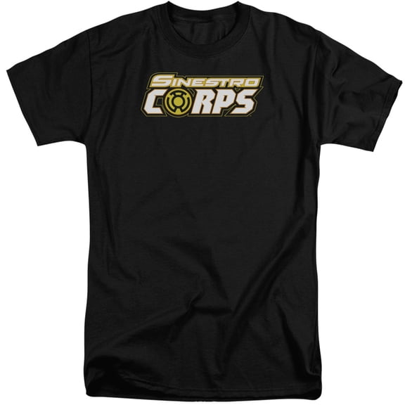 Green Lantern Sinestro Corps Logo S/S Adult Tall Black