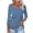 Navy, variant on Kezqiaxn 3/4 Length Sleeve Womens Tops Summer Square Neckline Work Shirts Blouses for Women Dressy Casual Plus Size Fashion