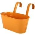 thumbnail image 2 of Garden Decoration,Double Hook Planters Tin Double Hook Planters Tin Barrel Planter Smart Functionality, 2 of 12