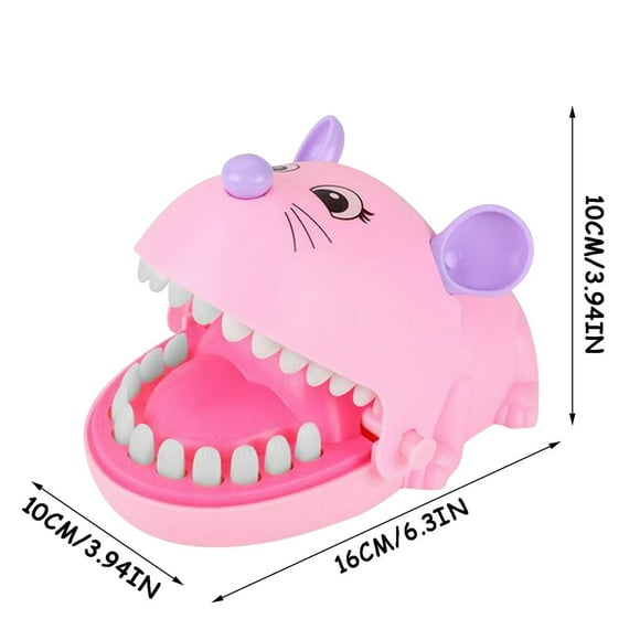 Juguete infantil HUOGUO para morder a mano dientes de animales, juego de dentista