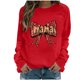 thumbnail image 1 of Xuyuer Women's Printed Long Sleeve Round Neck Casual Hoodless Sweatshirt, Comfortable Pullover Top for Mother's Day Gifts, Family Events and Relaxed Everyday Wear, 1 of 6