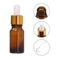 thumbnail image 4 of 6 botellas ámbar vacías rellenables de 10 ml con gotero y accesorios para mezclar aceites esenciales, perfumes y aromaterapia., 4 of 7