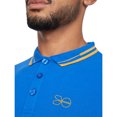 thumbnail image 4 of Crosshatch - Polo Kermlax para Hombre (Azul), 4 of 4