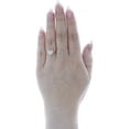 thumbnail image 5 of 10K Yellow Gold Diamond Heart Halo Tiered Promise Love Right Hand Ring 0.25 Ct., 5 of 5