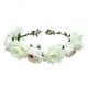 thumbnail image 2 of Corona de Flores para Boda 2 Piezas, Diadema para niñas Accesorio para Banda para el Cabello Guirnalda de Cabeza Floral para Boda Corona de Flores de Playa, Cinta de Viaje para Fiesta Diadema para el Cabello de Boda ER, 2 of 5