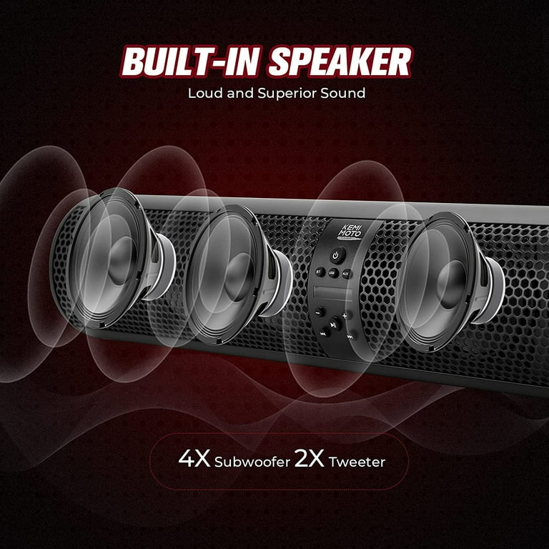 Utv soundbar with best sale subwoofer