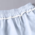 thumbnail image 7 of OGLCCG Girls Wide Leg Capri Pants Kids Bow Side High Waisted Loose Fit Cropped Pants Summer Comfy Lounge Trousers with Pockets 3-16 Years, 7 of 7