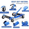thumbnail image 5 of GARVEE 2 PCS Car Wheel Dolly,Heavy Duty 3000 LBS Hydraulic Car Dolly Jack Set for Vehicle Repair,Positioning & Moving,Blue, 5 of 7