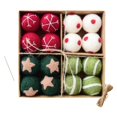 thumbnail image 2 of Adornos de bolas de Navidad Perfecl 16 piezas Rojo Verde, 2 of 8