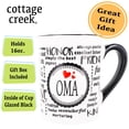 thumbnail image 3 of Cottage Creek Oma Mug, Oma Coffee Mug, Ceramic, 16oz., 6" Multicolored, 3 of 4